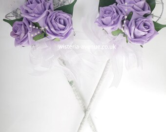 Flower Girl Wand - This can be made in ANY colour - Buy 1 get 1 half price