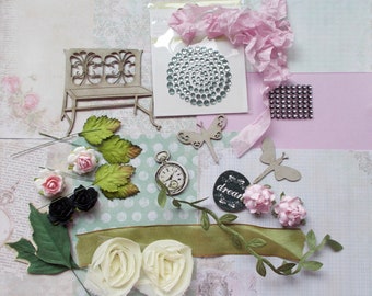 Inspiration Greeting Card Kit, Scrapbooking, Card Making, Mixed Media, Tag Art, Tags, Mini Album, Art Journaling