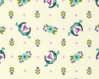 1/2 Yard - Slow & Steady - Winner's Circle - Blue Raspberry - Tula Pink - FreeSpirit - Fabric Yardage - PWTP089.BLUER