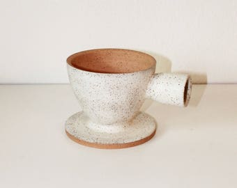 Coffee Pour Over, Ceramic Pour Over, Coffee Dripper, Coffee Maker, Coffee Lover's Gift, coffee pour over, white pour over