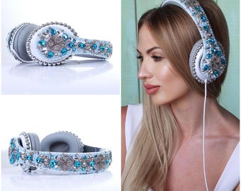 RHINESTONES HEADPHONES Dolce Crown Baroque Crown