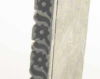 Hand-Carved Wood Indian Batik Design Stamp for Textile Printing - Textile - ScrapBooking Stamp - Paper Design Stamp Tool