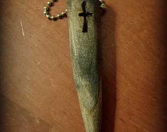 Wooden Vampire Stake Keychain (Handmade)