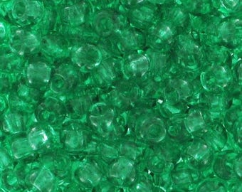 Green 2.5 mm 9/0-1 bag of 10 g seed beads