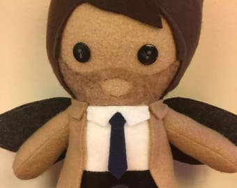 Castiel Supernatural Angel Fleece Plush Doll