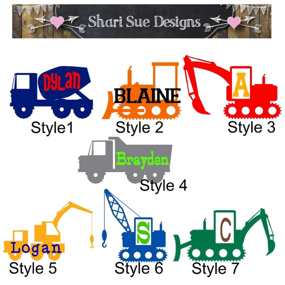 Construction Site Vinyl Decals