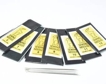 Sewing Needles Sizes# 6/7/8/9/10/11/12 comes with 25 PCs/PK Beading Supplies, Bead Embroidery, Beading Loom Supplies, Beadweaving Deer Brand