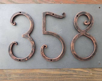 Outdoor house number  Etsy