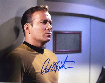 WILLIAM SHATNER signed autographed 8x10 PROFESSIONAL photo ( Pre - Print ) star trek star actor .ready to frame and display . Free Shipping