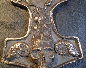 Thor God/ Bronze Metal/ Thor Plaque/ Thor Altar/ Bronze Art/ Death of Thor