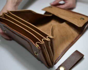 Heavy duty biker & waiter's wallet