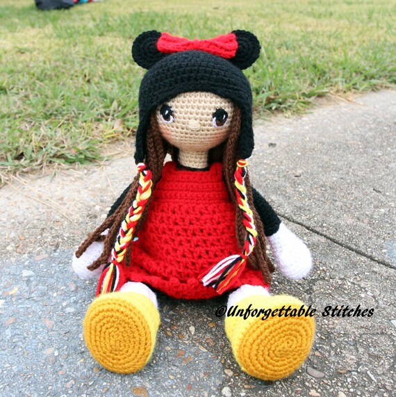 crochet mini doll