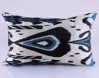 Ikat Pillow, Hand Woven Ikat Pillow Cover, Ikat throw pillows, Ikat Pillow, Designer pillows, Decorative pillows, Accent pillows