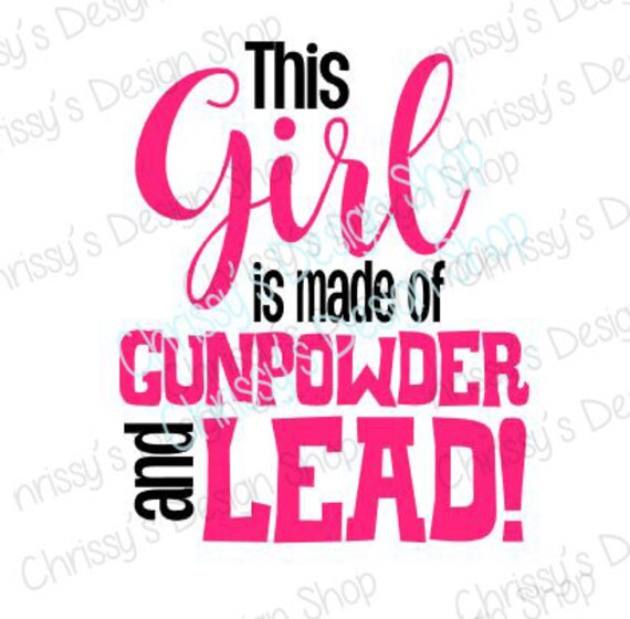 Download gunpowder svg / guns svg / girls and guns svg / gun cut file