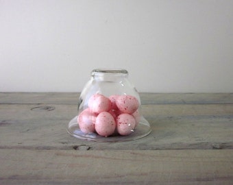 Small Vintage Glass Cloche Bell Jar Dome