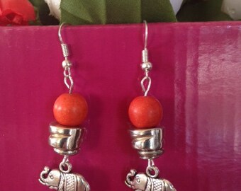 Elephant, Earrings, Jewellery, jewelry,
