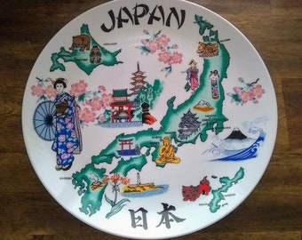 Japan Souvenir Collectible Plate