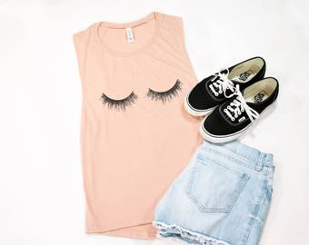 Lashes Shirt, Cute Workout Tank, Workout Shirt, Exercise Shirt, Graphic Tee, Boss Shirt, Lash Shirt, Mom Shirt, New Mom Gift, Consultant