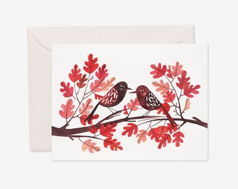 Birds of a Feather card