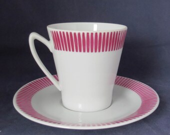 Upsala-Ekeby of Sweden, KP Karlskrona Sweden 5223 Coffee cup and saucer.