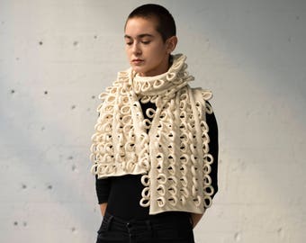 Loopy Scarf 03: Off White