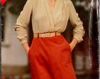 Vintage See & Sew Pattern by Butterick 3278 Misses Skirt Siz B (14-16-18) Pat101