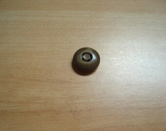 vintage Brown with Palm buttons