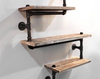 Pipe shelves Etsy Pipe shelves Etsy