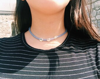Periwinkle Triple Choker