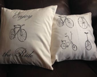 Enjoy the Ride Pillow Covers
