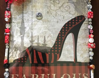 Fabulous shoe wall art