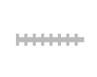 SVG Clipart Straight Football Stitches Laces Border | Cutting Machine Art
