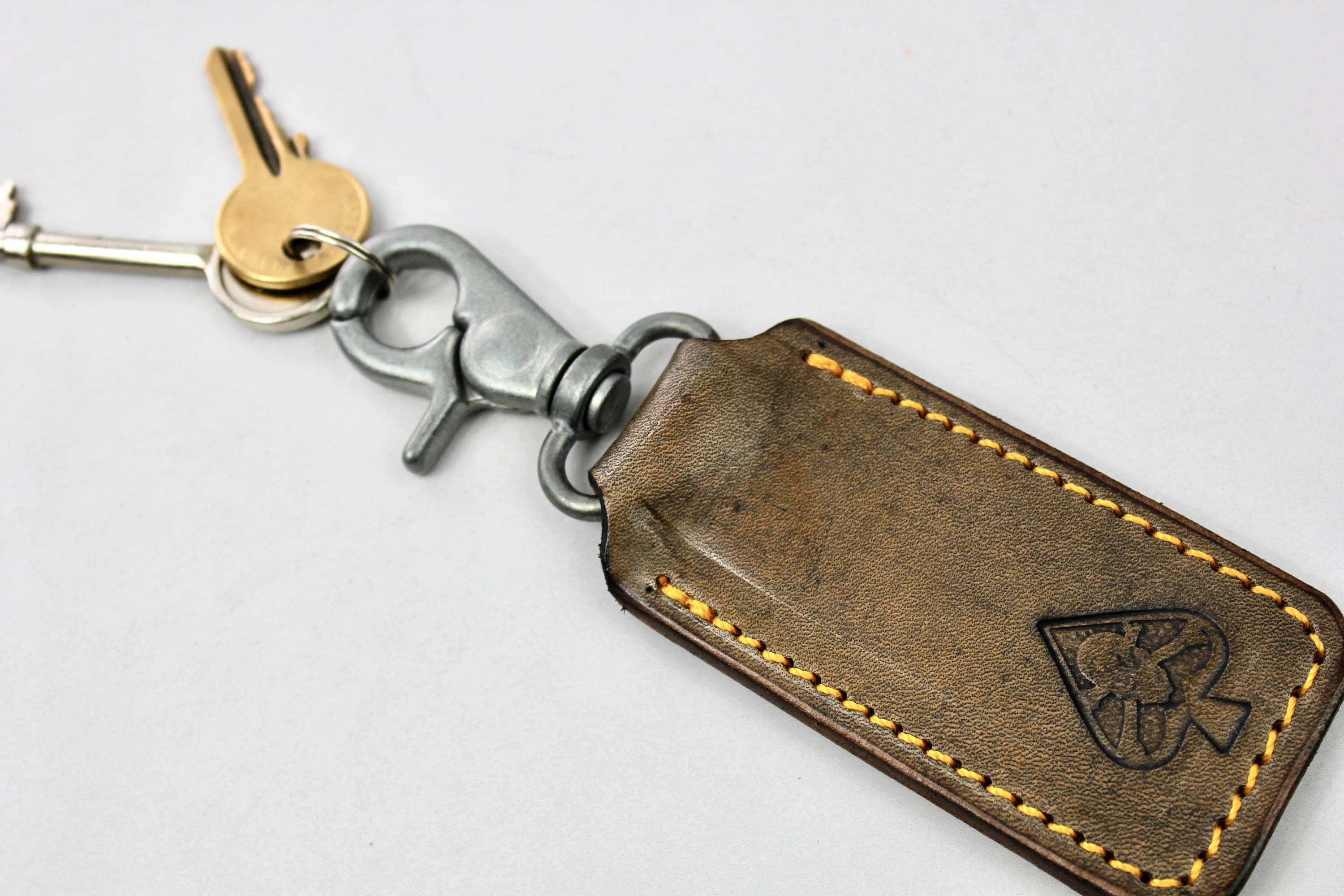 Ace Of Spades Leather Keyring Key Holder Key Ring Key