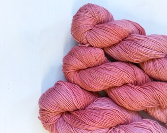 4ply Superwash Merino/Cotton - Rosebud