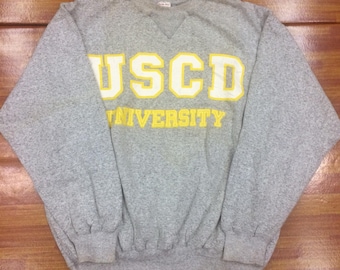 Vintage USCD University sweatshirts..nice condition size medium..big logo