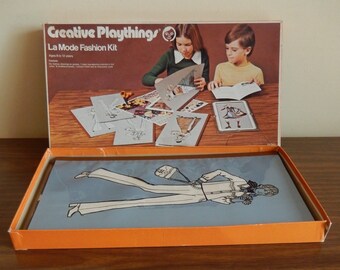 1970s Creative Playthings La Mode Fashion Kit
