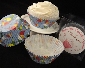 Sails and Surboard Cupcake Liners
