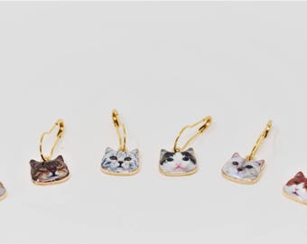 New Cat-tastic Locking Stitch Markers - Set of 6