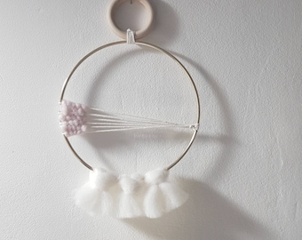 Wall hanging with tassels