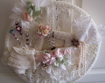 Large Embellished Pocket Wall Hanging