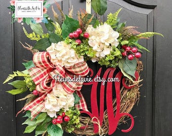 LIMITED QUANTITY! Christmas Wreaths Front Door, Front Door Wreaths, Christmas Door Wreaths, Wreaths, Grapevine Wreath, Wreaths for Door