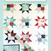 Patchwork Stars Quilt Pattern - PDF - INSTANT DOWNLOAD