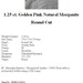 MORGANITE - Flawless 1.25 Carat Natural Pink Morganite GemStone in an Elegant Round Cut....