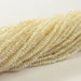 Natural Tiny Freshwater Pearl Button White and Silver/Gray Size 1.5-2mm, Genuine Freshwater Pearl Beads Rare Tiny Pearl (36-NW1.5-2)