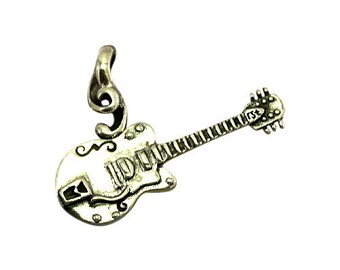 Guitar pendant, 925 sterling silver-guitar, pendant, 925 sterling silver-1598