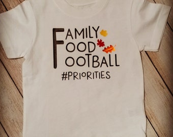Thanksgiving {Family-Food-Football} Onesie/Tee