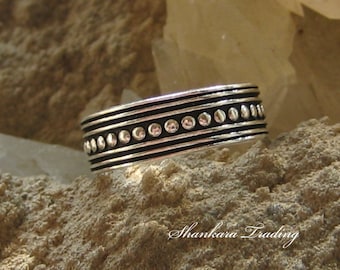 Sterling Silver Toe Ring, Tribal Toe Ring, Body Jewellery, Ethnic Toe Ring, Bohemian Jewelry, Adjustable Ring, Tribal Belly Dance Jewelry