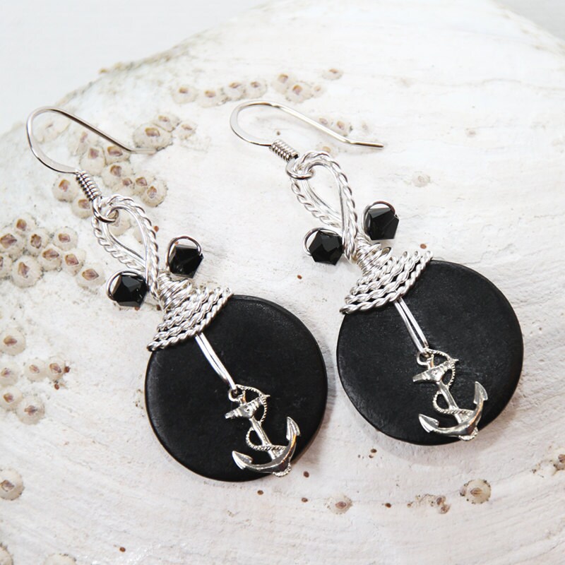 Anchor Earrings Nautical Jewelry Anchor Jewelry Sea Theme