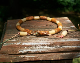 Betel & Buri Nut BOHO Ankle Bracelet