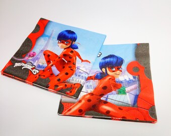 Miraculous Ladybug napkins serving 15 pcs. Miraculous Lady bug party Napkins Serving for children's holiday, party or birthday.